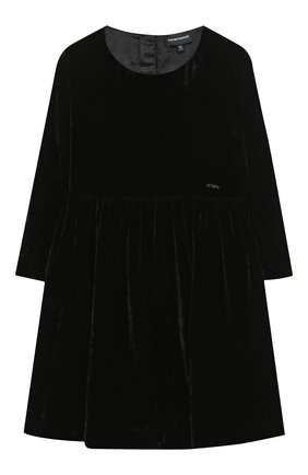 Детское платье EMPORIO ARMANI черного цвета по цене 38350 руб., арт. 6H3A08/3N44Z | Фото 1 Детское платье EMPORIO ARMANI черного цвета, арт. 6H3A08/3N44Z | Фото 1 (Материал подклада: Вискоза; Рукава: Длинные; Случай: Повседневный; Ростовка одежда: 10 - 11 лет | 140 - 146см, 13 - 15 лет | 158 см, 16 лет | 164 см, 4 года | 104 см, 6 лет | 116 см, 8 лет | 128 см)