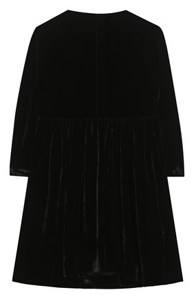 Детское платье EMPORIO ARMANI черного цвета по цене 38350 руб., арт. 6H3A08/3N44Z | Фото 2 Детское платье EMPORIO ARMANI черного цвета, арт. 6H3A08/3N44Z | Фото 2 (Материал подклада: Вискоза; Рукава: Длинные; Случай: Повседневный; Ростовка одежда: 10 - 11 лет | 140 - 146см, 13 - 15 лет | 158 см, 16 лет | 164 см, 4 года | 104 см, 6 лет | 116 см, 8 лет | 128 см)