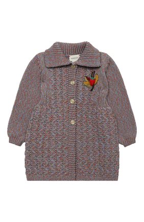 Детского шерстяное пальто GUCCI голубого цвета по цене 37200 руб., арт. 621878/XKBG6 | Фото 1 Детского шерстяное пальто GUCCI голубого цвета, арт. 621878/XKBG6 | Фото 1