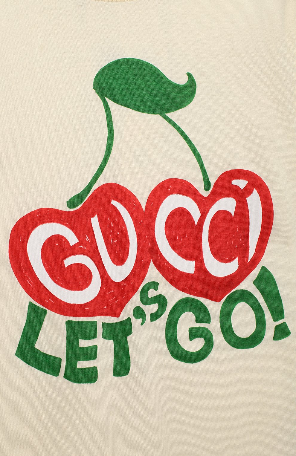 Детский хлопковый комбинезон GUCCI бежевого цвета по цене 14900 руб., арт. 581015/XJCSX | Фото 3 Детский хлопковый комбинезон GUCCI бежевого цвета, арт. 581015/XJCSX | Фото 3