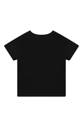 Детский хлопковая футболка GIVENCHY черного цвета по цене 10760 руб., арт. H05J16 | Фото 2 Детский хлопковая футболка GIVENCHY черного цвета, арт. H05J16 | Фото 2
