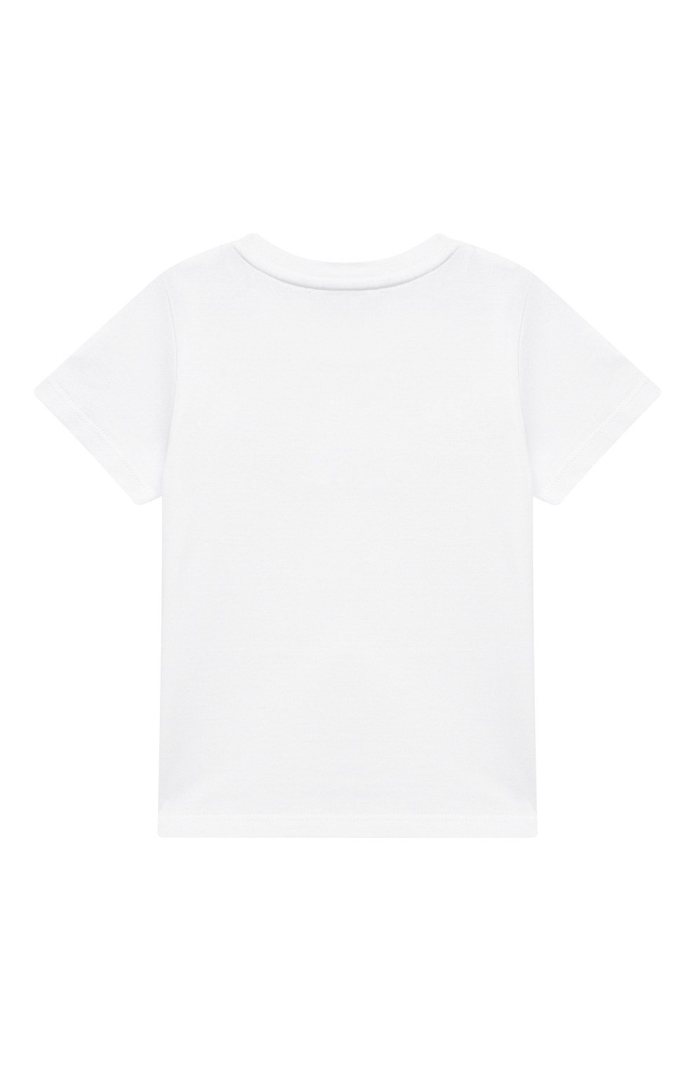 Детский хлопковая футболка GIVENCHY белого цвета, арт. H05J16 | Фото 2 (Ростовка одежда: 18 мес | 86 см, 24 мес | 92 см, 9 мес | 74 см)