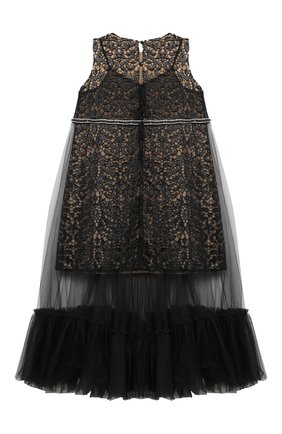 Детское платье DESIGNERS CAT черного цвета по цене 31550 руб., арт. 100000K01000611/10A-12A | Фото 2 Детское платье DESIGNERS CAT черного цвета, арт. 100000K01000611/10A-12A | Фото 2