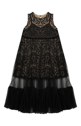 Детское платье DESIGNERS CAT черного цвета по цене 27600 руб., арт. 100000K01000611/4A-8A | Фото 1 Детское платье DESIGNERS CAT черного цвета, арт. 100000K01000611/4A-8A | Фото 1