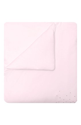 Детского хлопковое одеяло LA PERLA розового цвета, арт. 52670 | Фото 1 (Материал: Хлопок, Текстиль)