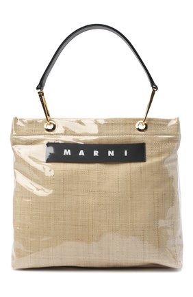 Женский сумка MARNI бежевого цвета по цене 69550 руб., арт. SHMP0015Q1/P3620 | Фото 1 Женский сумка MARNI бежевого цвета, арт. SHMP0015Q1/P3620 | Фото 1