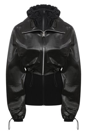 Женская комплект из куртки и кардигана BOTTEGA VENETA черного цвета по цене 422500 руб., арт. 633443/VKLC0 | Фото 1 Женская комплект из куртки и кардигана BOTTEGA VENETA черного цвета, арт. 633443/VKLC0 | Фото 1