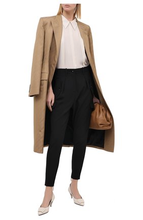Женские шерстяные брюки GIORGIO ARMANI черного цвета по цене 108000 руб., арт. 0WHPP0E0/T01QW | Фото 2 Женские шерстяные брюки GIORGIO ARMANI черного цвета, арт. 0WHPP0E0/T01QW | Фото 2