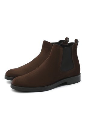 Женские замшевые ботинки TOD’S темно-коричневого цвета по цене 42900 руб., арт. XXW60C0DD50RE0 | Фото 1 Женские замшевые ботинки TOD’S темно-коричневого цвета, арт. XXW60C0DD50RE0 | Фото 1