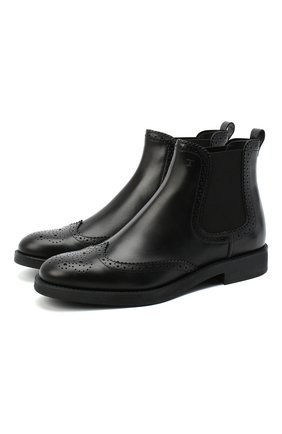 Женские кожаные ботинки TOD’S черного цвета по цене 44550 руб., арт. XXW60C0DE30NB6 | Фото 1 Женские кожаные ботинки TOD’S черного цвета, арт. XXW60C0DE30NB6 | Фото 1