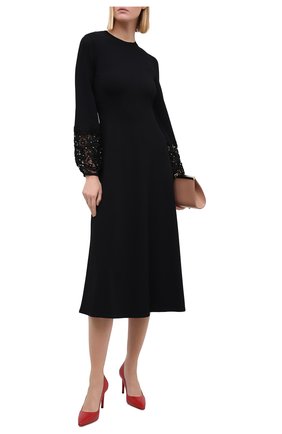 Женская кожаные туфли SANTONI красного цвета по цене 43150 руб., арт. WDA058871HA2NSZAR44 | Фото 2 Женская кожаные туфли SANTONI красного цвета, арт. WDA058871HA2NSZAR44 | Фото 2