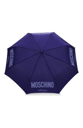 Женский складной зонт MOSCHINO синего цвета, арт. 8021-0PENCL0SE | Фото 1 (Материал: Металл, Текстиль, Синтетический материал; Региональные ограничения белый список (Axapta Mercury): RU)