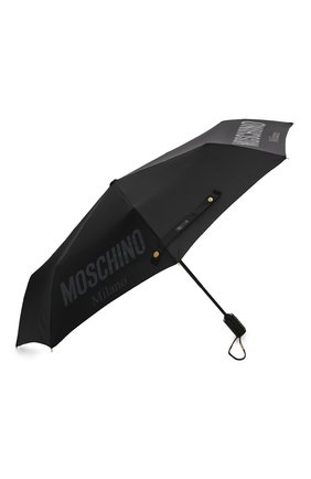 Женский складной зонт MOSCHINO черного цвета по цене 9770 руб., арт. 8021-0PENCL0SE | Фото 2 Женский складной зонт MOSCHINO черного цвета, арт. 8021-0PENCL0SE | Фото 2