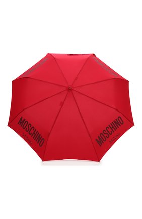 Женский складной зонт MOSCHINO красного цвета, арт. 8021-0PENCL0SE | Фото 1 (Материал: Металл, Текстиль, Синтетический материал; Региональные ограничения белый список (Axapta Mercury): RU)
