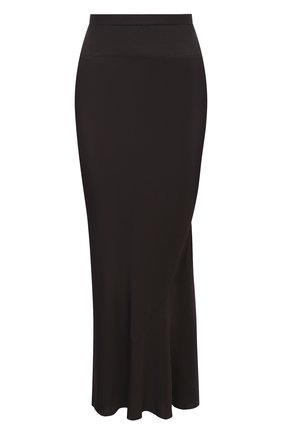 Женская юбка RICK OWENS серого цвета по цене 55450 руб., арт. RP20F2334/CC | Фото 1 Женская юбка RICK OWENS серого цвета, арт. RP20F2334/CC | Фото 1