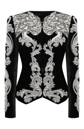 Женский жакет BALMAIN черного цвета по цене 741500 руб., арт. UF17741/P049 | Фото 1 Женский жакет BALMAIN черного цвета, арт. UF17741/P049 | Фото 1