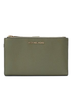 Женские кожаный кошелек jet set MICHAEL MICHAEL KORS хаки цвета по цене 13800 руб., арт. 34F9GAFW4L | Фото 1 Женские кожаный кошелек jet set MICHAEL MICHAEL KORS хаки цвета, арт. 34F9GAFW4L | Фото 1