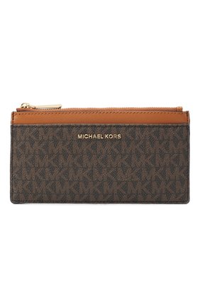 Женский футляр для кредитных карт MICHAEL MICHAEL KORS коричневого цвета по цене 9520 руб., арт. 34F9GF6D9B | Фото 1 Женский футляр для кредитных карт MICHAEL MICHAEL KORS коричневого цвета, арт. 34F9GF6D9B | Фото 1