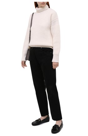Женские мокасины sutton MICHAEL MICHAEL KORS черного цвета по цене 14200 руб., арт. 40T0STFR1E | Фото 2 Женские мокасины sutton MICHAEL MICHAEL KORS черного цвета, арт. 40T0STFR1E | Фото 2
