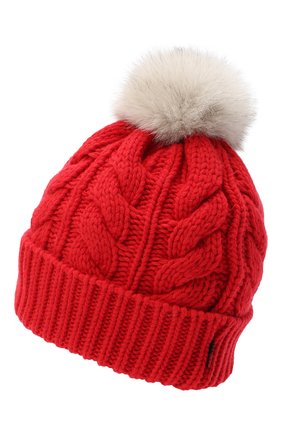 Женский шапка из шерсти и вискозы WOOLRICH красного цвета по цене 11500 руб., арт. CFWWAC0082FR/UF0220 | Фото 2 Женский шапка из шерсти и вискозы WOOLRICH красного цвета, арт. CFWWAC0082FR/UF0220 | Фото 2