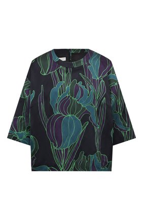 Женский топ из вискозы и хлопка DRIES VAN NOTEN зеленого цвета по цене 45550 руб., арт. 202-30732-1353 | Фото 1 Женский топ из вискозы и хлопка DRIES VAN NOTEN зеленого цвета, арт. 202-30732-1353 | Фото 1