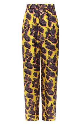 Женские шелковые брюки STELLA MCCARTNEY желтого цвета по цене 69050 руб., арт. 601570/SPN17 | Фото 1 Женские шелковые брюки STELLA MCCARTNEY желтого цвета, арт. 601570/SPN17 | Фото 1