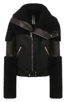 Женская дубленка RICK OWENS черного цвета по цене 289500 руб., арт. RP20F2765/LC0M1 | Фото 1 Женская дубленка RICK OWENS черного цвета, арт. RP20F2765/LC0M1 | Фото 1