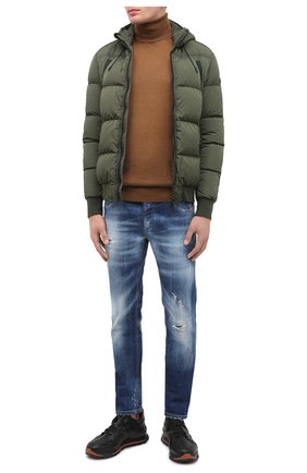 Мужской пуховый бомбер PREMIUM MOOD DENIM SUPERIOR хаки цвета по цене 39950 руб., арт. F21 356705/TURCAS | Фото 2 Мужской пуховый бомбер PREMIUM MOOD DENIM SUPERIOR хаки цвета, арт. F21 356705/TURCAS | Фото 2