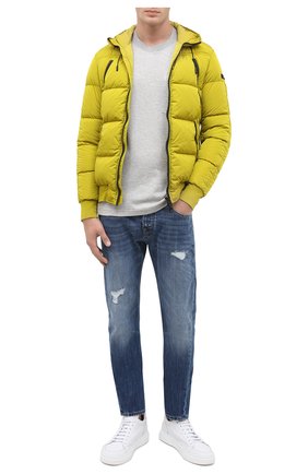 Мужской пуховый бомбер PREMIUM MOOD DENIM SUPERIOR светло-зеленого цвета по цене 39950 руб., арт. F21 356709/TURCAS | Фото 2 Мужской пуховый бомбер PREMIUM MOOD DENIM SUPERIOR светло-зеленого цвета, арт. F21 356709/TURCAS | Фото 2