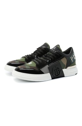 Мужские кеды phantom kick$ PHILIPP PLEIN хаки цвета по цене 78300 руб., арт. F20S MSC2893 PXV001N | Фото 1 Мужские кеды phantom kick$ PHILIPP PLEIN хаки цвета, арт. F20S MSC2893 PXV001N | Фото 1