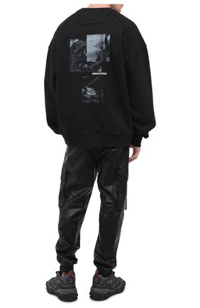 Мужской хлопковый свитшот JUUN.J черного цвета по цене 31150 руб., арт. JC0941P305 | Фото 2 Мужской хлопковый свитшот JUUN.J черного цвета, арт. JC0941P305 | Фото 2
