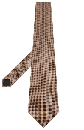 Мужской шелковый галстук TOM FORD бежевого цвета, арт. 8TF24/XTF | Фото 2 (Материал: Текстиль, Шелк; Принт: С принтом; Региональные ограничения белый список (Axapta Mercury): RU)