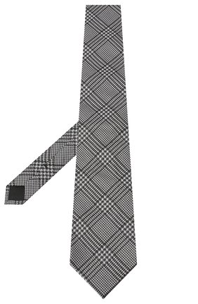 Мужской шелковый галстук TOM FORD темно-серого цвета, арт. 8TF18/XTF | Фото 2 (Материал: Текстиль, Шелк; Принт: С принтом; Региональные ограничения белый список (Axapta Mercury): RU)
