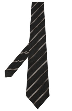 Мужской галстук из шелка и шерсти TOM FORD черного цвета, арт. 8TF14/XTF | Фото 2 (Материал: Шерсть, Текстиль, Шелк; Принт: С принтом; Региональные ограничения белый список (Axapta Mercury): RU)