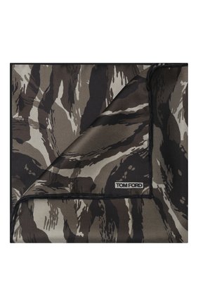 Мужской шелковый платок TOM FORD коричневого цвета по цене 15600 руб., арт. 8TF111/TF312 | Фото 1 Мужской шелковый платок TOM FORD коричневого цвета, арт. 8TF111/TF312 | Фото 1