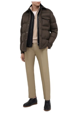 Мужская пуховая куртка TOM FORD коричневого цвета по цене 199500 руб., арт. BV060/TF0370 | Фото 2 Мужская пуховая куртка TOM FORD коричневого цвета, арт. BV060/TF0370 | Фото 2