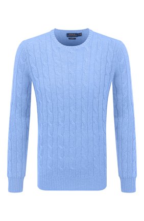 Мужской кашемировый джемпер POLO RALPH LAUREN синего цвета по цене 43400 руб., арт. 710775749 | Фото 1 Мужской кашемировый джемпер POLO RALPH LAUREN синего цвета, арт. 710775749 | Фото 1
