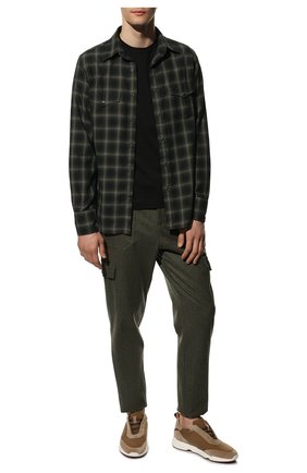 Мужская хлопковая рубашка TOM FORD хаки цвета по цене 59950 руб., арт. 8FT273/94MEKI | Фото 2 Мужская хлопковая рубашка TOM FORD хаки цвета, арт. 8FT273/94MEKI | Фото 2 (Материал внешний: Хлопок; Длина (для топов): Стандартные; Рукава: Длинные; Случай: Повседневный; Стили: Кэжуэл; Манжеты: На кнопках; Воротник: Кент; Мужское Кросс-КТ: Рубашка-одежда; Принт: Клетка; Региональные ограничения белый список (Axapta Mercury): RU)
