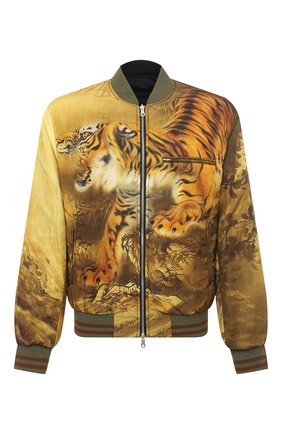 Мужской двусторонний бомбер DRIES VAN NOTEN желтого цвета по цене 134500 руб., арт. 202-20537-1314 | Фото 1 Мужской двусторонний бомбер DRIES VAN NOTEN желтого цвета, арт. 202-20537-1314 | Фото 1
