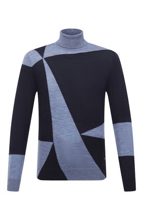 Мужской шерстяная водолазка EMPORIO ARMANI синего цвета по цене 21900 руб., арт. 6H1MXD/1MIXZ | Фото 1 Мужской шерстяная водолазка EMPORIO ARMANI синего цвета, арт. 6H1MXD/1MIXZ | Фото 1