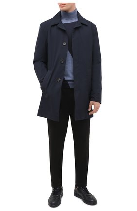 Мужской шерстяная водолазка EMPORIO ARMANI синего цвета по цене 21900 руб., арт. 6H1MXD/1MIXZ | Фото 2 Мужской шерстяная водолазка EMPORIO ARMANI синего цвета, арт. 6H1MXD/1MIXZ | Фото 2