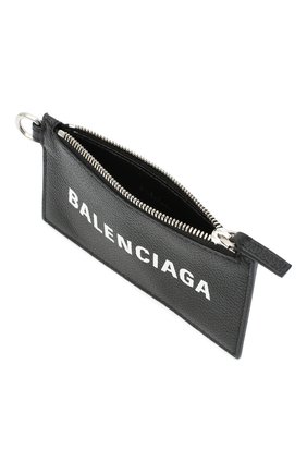 Мужской кожаный футляр для кредитных карт BALENCIAGA черного цвета по цене 22800 руб., арт. 594548/1IZI3 | Фото 3 Мужской кожаный футляр для кредитных карт BALENCIAGA черного цвета, арт. 594548/1IZI3 | Фото 3