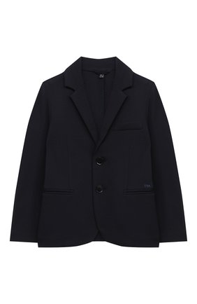 Детский пиджак EMPORIO ARMANI синего цвета по цене 29950 руб., арт. 6H4GJC/4J42Z | Фото 1 Детский пиджак EMPORIO ARMANI синего цвета, арт. 6H4GJC/4J42Z | Фото 1 (Рукава: Длинные; Кросс-КТ: пиджак; Материал внешний: Вискоза; Региональные ограничения белый список (Axapta Mercury): RU; Ростовка одежда: 10 - 11 лет | 140 - 146см, 13 - 15 лет | 158 см, 16 лет | 164 см, 4 года | 104 см, 5 лет | 110 см, 6 лет | 116 см, 7 лет | 122 см, 8 лет | 128 см)