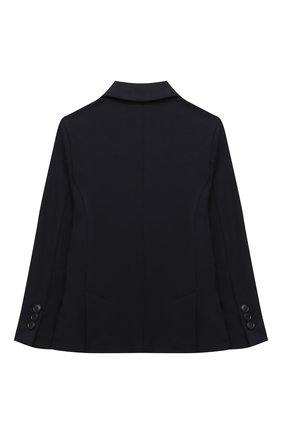 Детский пиджак EMPORIO ARMANI синего цвета по цене 29950 руб., арт. 6H4GJC/4J42Z | Фото 2 Детский пиджак EMPORIO ARMANI синего цвета, арт. 6H4GJC/4J42Z | Фото 2 (Рукава: Длинные; Кросс-КТ: пиджак; Материал внешний: Вискоза; Региональные ограничения белый список (Axapta Mercury): RU; Ростовка одежда: 10 - 11 лет | 140 - 146см, 13 - 15 лет | 158 см, 16 лет | 164 см, 4 года | 104 см, 5 лет | 110 см, 6 лет | 116 см, 7 лет | 122 см, 8 лет | 128 см)