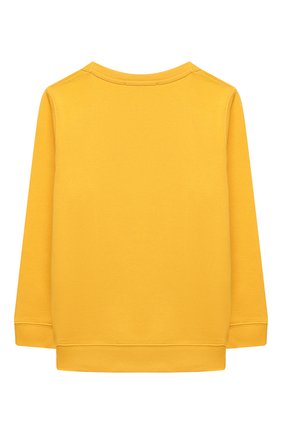 Детский хлопковый свитшот ACNE STUDIOS желтого цвета по цене 8395 руб., арт. 2NN173 | Фото 2 Детский хлопковый свитшот ACNE STUDIOS желтого цвета, арт. 2NN173 | Фото 2 (Рукава: Длинные; Материал внешний: Хлопок; Девочки Кросс-КТ: Толстовка-одежда; Ростовка одежда: 4 года | 104 см, 5 лет | 110 см, 6 лет | 116 см, 8 лет | 128 см)