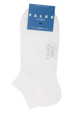 Детские носки FALKE белого цвета, арт. 10631. | Фото 1 (Материал: Хлопок, Текстиль; Региональные ограничения белый список (Axapta Mercury): RU; Кросс-КТ: Носки)