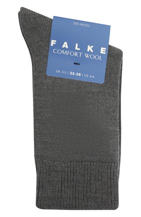 Детские носки FALKE светло-серого цвета по цене 1530 руб., арт. 10488. | Фото 1 Детские носки FALKE светло-серого цвета, арт. 10488. | Фото 1