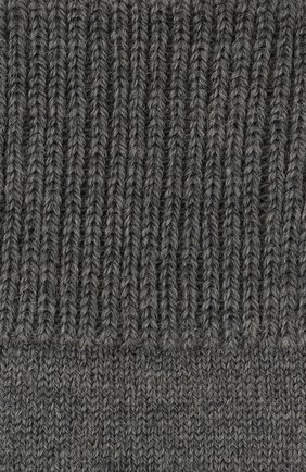 Детские носки FALKE светло-серого цвета, арт. 10488. | Фото 2 (Материал: Шерсть, Текстиль; Кросс-КТ: Носки)