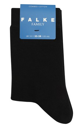 Детские носки FALKE черного цвета, арт. 10645. | Фото 1 (Материал: Текстиль, Хлопок; Региональные ограничения белый список (Axapta Mercury): RU; Кросс-КТ: Носки)
