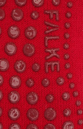 Детские носки из хлопка и шерсти FALKE красного цвета, арт. 10500. | Фото 2 (Материал: Хлопок, Текстиль; Кросс-КТ: Носки)
